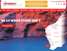 Tablet Screenshot of integritycoachlines.com.au